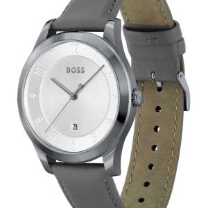 Montre homme Hugo Boss Purity réf. 1513983, mouvement quartz, boîtier 41 mm, cuir, verre minéral, étanche 50 m – deuxième vue