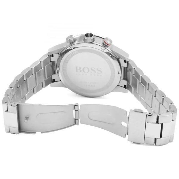 Montre homme Hugo Boss Rafale réf. 1513509, chronographe quartz, boîtier 44 mm, acier inoxydable, étanche 50 m – troisième vue