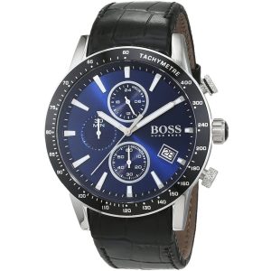 Montre homme Hugo Boss Rafale réf. 1513391, mouvement quartz, boîtier 45 mm, cuir, étanche 50 m – deuxième vue