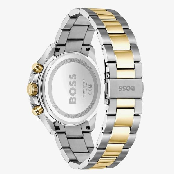 Montre homme Hugo Boss Runner réf. 1514144, chronographe quartz, boîtier 43 mm, acier inoxydable, verre minéral – troisième vue