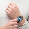 Montre homme Hugo Boss Santiago réf. 1513860, mouvement quartz, boîtier 44 mm, cuir, étanche 50 m – deuxième vue
