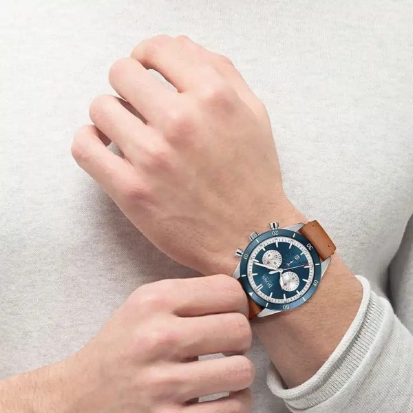 Montre homme Hugo Boss Santiago réf. 1513860, mouvement quartz, boîtier 44 mm, cuir, étanche 50 m – deuxième vue