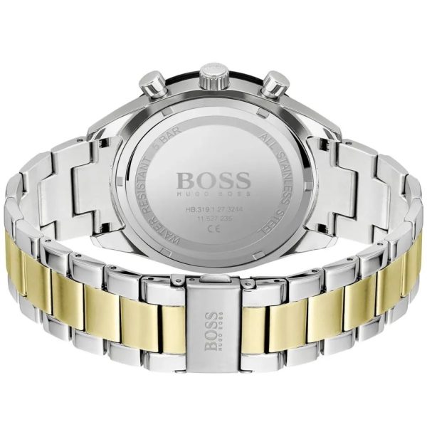 Montre homme Hugo Boss Santiago réf. 1513872, mouvement quartz, boîtier 44 mm, acier inoxydable, étanche 50 m – troisième vue