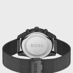 Montre homme Hugo Boss Skytraveller réf. 1514150, chronographe quartz, boîtier 44 mm, acier inoxydable, verre minéral – deuxième vue