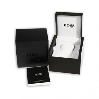 Montre homme Hugo Boss Skytraveller réf. 1514150, chronographe quartz, boîtier 44 mm, acier inoxydable, verre minéral – troisième vue