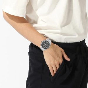 Montre homme Hugo Boss Skytraveller réf. 1514151, chronographe quartz, boîtier 44 mm, acier inoxydable – vue principale, Horlova Maroc