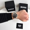 Montre homme Hugo Boss Solgrade réf. 1514032, mouvement quartz, boîtier 44 mm, acier inoxydable – troisième vue