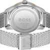 Montre homme Hugo Boss Sophio réf. 1513961, mouvement quartz, boîtier 42 mm, maille milanaise, verre minéral, étanche 50 m – troisième vue