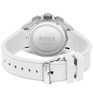 Montre homme Hugo Boss Sport réf. 1513948, chronographe quartz, boîtier 44 mm, silicone, étanche 50 m – deuxième vue
