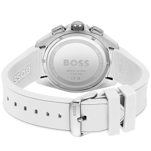 Montre homme Hugo Boss Sport réf. 1513948, chronographe quartz, boîtier 44 mm, silicone, étanche 50 m – deuxième vue