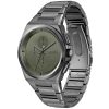 Montre homme Hugo Boss Steer Boîtier réf. 1514045, chronographe quartz, boîtier 45,8 mm, acier inoxydable, étanche 50 m – troisième vue