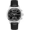 Montre homme Hugo Boss Stratus réf. 1514326, chronographe quartz, boîtier 41 mm, cuir, verre minéral – vue principale, Horlova Maroc