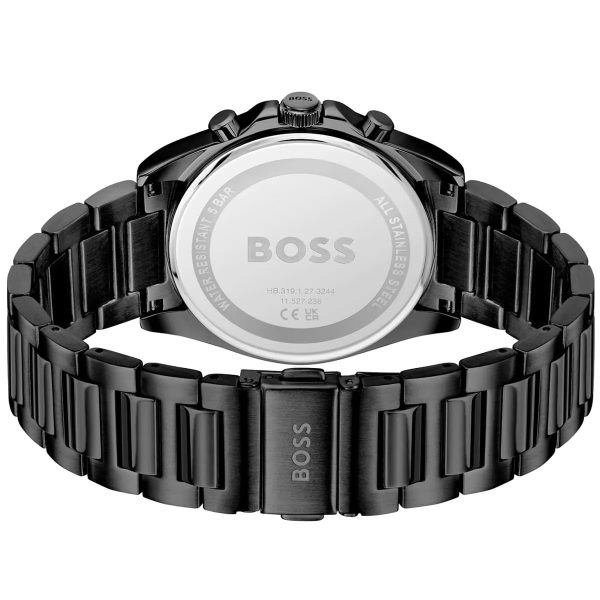 Montre homme Hugo Boss Strike réf. 1514291, chronographe quartz, boîtier 41 mm, acier inoxydable, étanche 50 m – quatrième vue