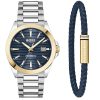 Montre homme Hugo Boss Strike Gift Set réf. 1570191, mouvement quartz, boîtier 41 mm, acier inoxydable, verre minéral – deuxième vue