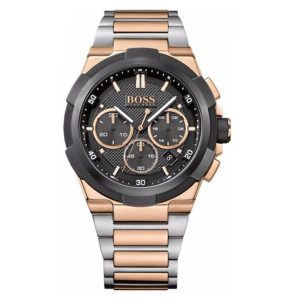 Montre homme Hugo Boss Supernova 46 mm réf. 1513358, montre-bracelet Hugo Boss – vue de face | Horlova Maroc