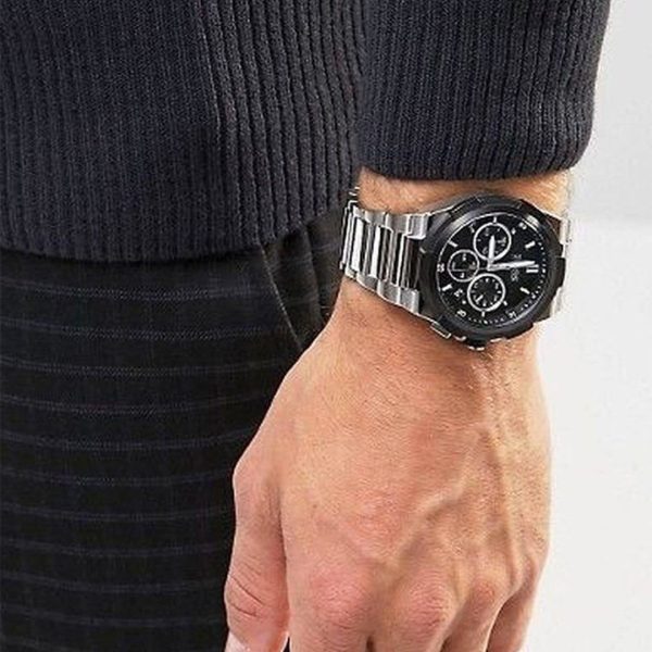 Montre homme Hugo Boss Supernova réf. 1513359, boîtier 46 mm, acier inoxydable, verre minéral – deuxième vue