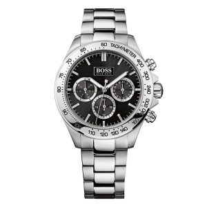 Montre homme Hugo Boss Talent réf. 1502370, boîtier 44 mm, acier inoxydable, verre minéral – vue principale, Horlova Maroc