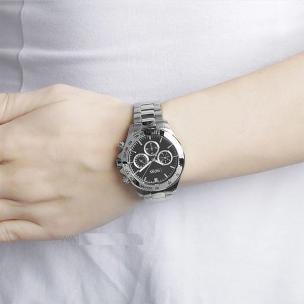 Montre homme Hugo Boss Talent réf. 1502370, boîtier 44 mm, acier inoxydable, verre minéral – deuxième vue
