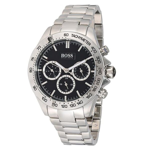 Montre homme Hugo Boss Talent réf. 1502370, boîtier 44 mm, acier inoxydable, verre minéral – troisième vue