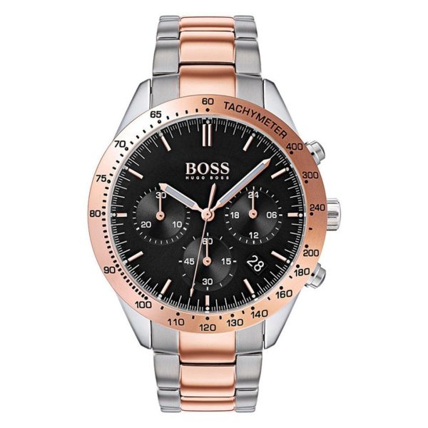 Montre homme Hugo Boss Talent réf. 1513584, boîtier 44 mm, acier inoxydable, verre minéral – vue principale, Horlova Maroc