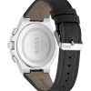 Montre homme Hugo Boss Taper réf. 1514085, chronographe quartz, boîtier 45 mm, acier inoxydable, cuir, verre minéral – troisième vue