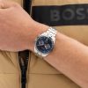 Montre homme Hugo Boss Tourmaster réf. 1514288, mouvement quartz, boîtier 41 mm, acier inoxydable – vue principale, Horlova Maroc