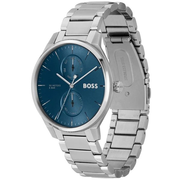 Montre homme Hugo Boss Tyler réf. 1514106, mouvement quartz, boîtier 43 mm, acier inoxydable, étanche 50 m – quatrième vue