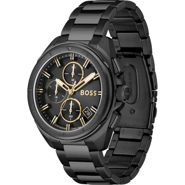 Montre homme Hugo Boss Volane réf. 1513950, chronographe quartz, boîtier 44 mm, acier inoxydable – vue principale, Horlova Maroc