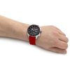Montre homme Hugo Boss Volane réf. 1513959, mouvement quartz, boîtier 44 mm, acier inoxydable, silicone – vue principale, Horlova Maroc