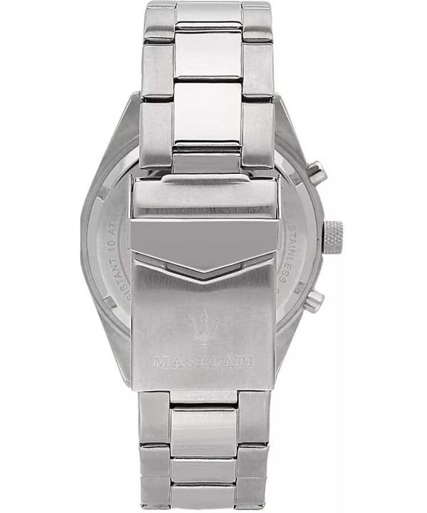 Montre homme Maserati Competizione réf. R8853100023, mouvement quartz, boîtier 43 mm, acier inoxydable, étanche 100 m – troisième vue