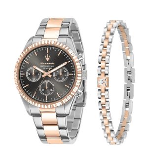 Montre homme Maserati Competizione réf. R8853100031, mouvement quartz, boîtier 43 mm, acier inoxydable – vue principale, Horlova Maroc