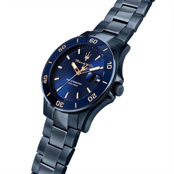 Montre homme Maserati Competizione réf. R8853100037, mouvement quartz, boîtier 43 mm, acier inoxydable, verre minéral – deuxième vue