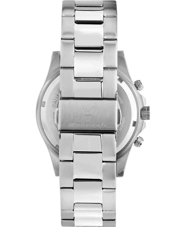 Montre homme Maserati Competizione réf. R8873600001, mouvement quartz, boîtier 43 mm, acier inoxydable, verre minéral – quatrième vue