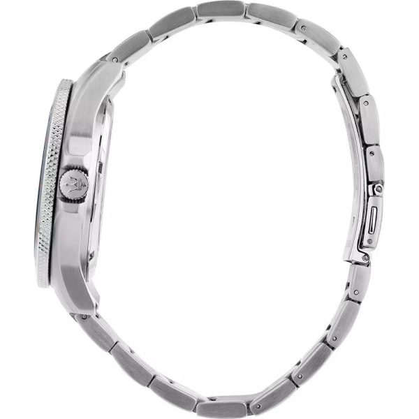 Montre homme Maserati Competizione Diver réf. R8853100036, mouvement quartz, boîtier 43 mm, acier inoxydable, verre minéral – troisième vue