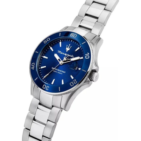 Montre homme Maserati Competizione Diver réf. R8853100036, mouvement quartz, boîtier 43 mm, acier inoxydable, verre minéral – quatrième vue