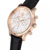 Montre homme Maserati Epoca réf. R8871618016, chronographe quartz, boîtier 42 mm, acier inoxydable, cuir, verre hardlex – deuxième vue