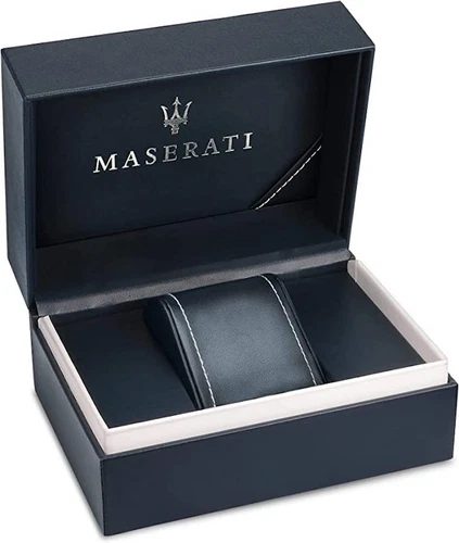 Montre homme Maserati Sfida réf. R8853140001, mouvement quartz, boîtier 44 mm, acier inoxydable – troisième vue