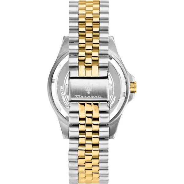 Montre homme Maserati Sfida réf. R8853140009, mouvement quartz, boîtier 44 mm, acier inoxydable, verre minéral – quatrième vue