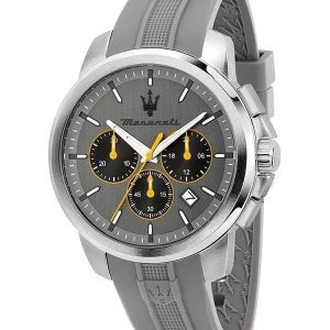 Montre homme Maserati Successo réf. R8871621043, chronographe quartz, boîtier 42 mm, verre minéral – vue principale, Horlova Maroc