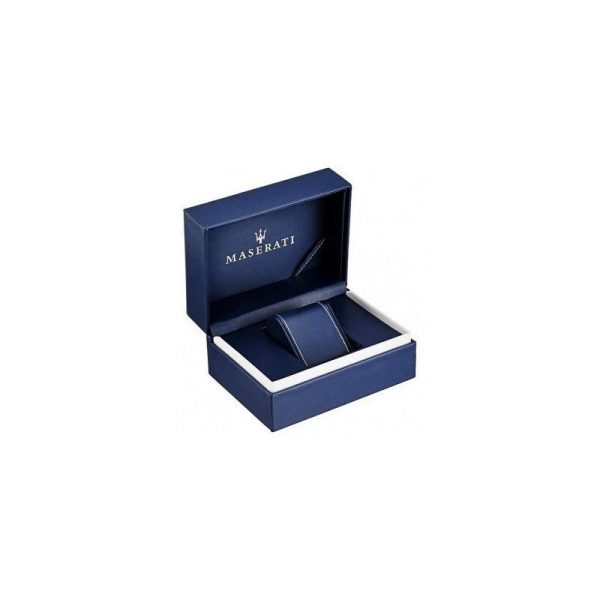 Montre homme Maserati Successo réf. R8851121004, mouvement quartz, boîtier 44 mm, cuir – deuxième vue