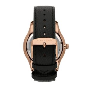 Montre homme Maserati Tradizione réf. R8851146001, mouvement quartz, boîtier 45 mm, acier inoxydable, cuir, verre minéral – deuxième vue