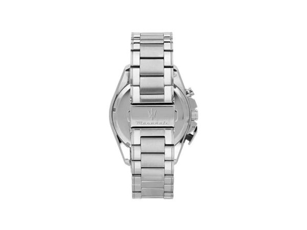 Montre homme Maserati Traguardo réf. R8873612065, chronographe quartz, boîtier 43 mm, acier inoxydable, verre minéral – troisième vue