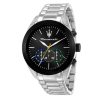 Montre homme Maserati Traguardo réf. R8873612061, chronographe quartz, boîtier 45 mm, acier inoxydable – vue principale, Horlova Maroc