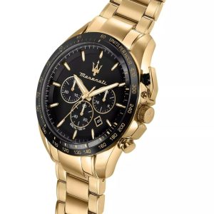 Montre homme Maserati Traguardo Chrono réf. R8873612041, chronographe quartz, boîtier 45 mm, acier inoxydable, verre minéral – deuxième vue