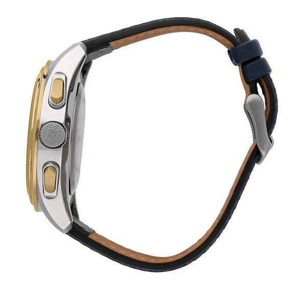 Montre homme Maserati Traguardo Hybrid Smartwatch réf. R8851112002, mouvement quartz, boîtier 45 mm, acier inoxydable, cuir – deuxième vue