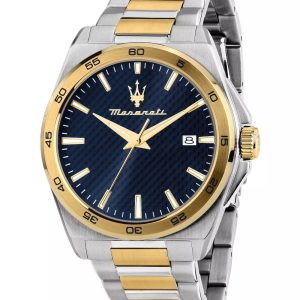 Montre homme Maserati Velocità réf. R8853152001, mouvement quartz, boîtier 41 mm, acier inoxydable – vue principale, Horlova Maroc