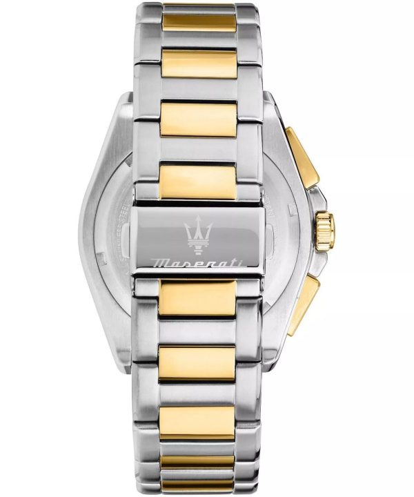 Montre homme Maserati Velocità réf. R8873652003, chronographe quartz, boîtier 43 mm, acier inoxydable, verre minéral – troisième vue