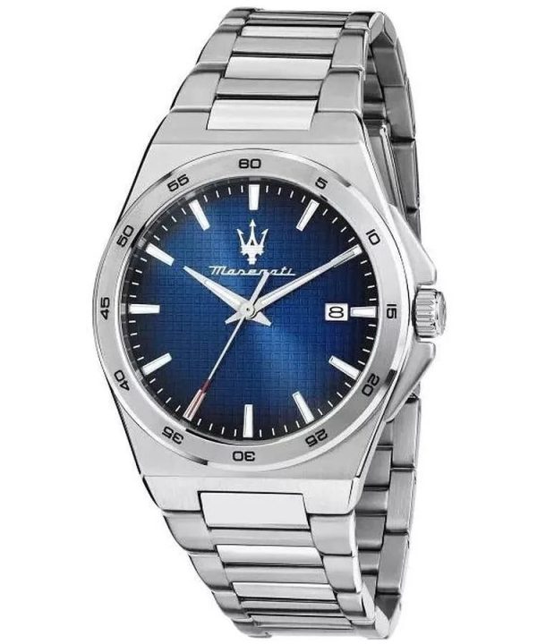 Montre homme Maserati Velocita Slim réf. R8853153001, mouvement quartz, boîtier 40 mm, acier inoxydable – vue principale, Horlova Maroc