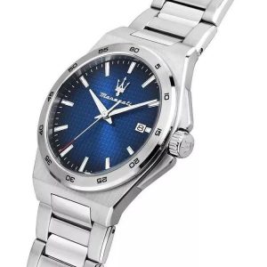 Montre homme Maserati Velocita Slim réf. R8853153001, mouvement quartz, boîtier 40 mm, acier inoxydable, verre minéral – deuxième vue