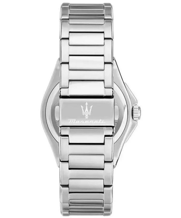 Montre homme Maserati Velocita Slim réf. R8853153001, mouvement quartz, boîtier 40 mm, acier inoxydable, verre minéral – troisième vue
